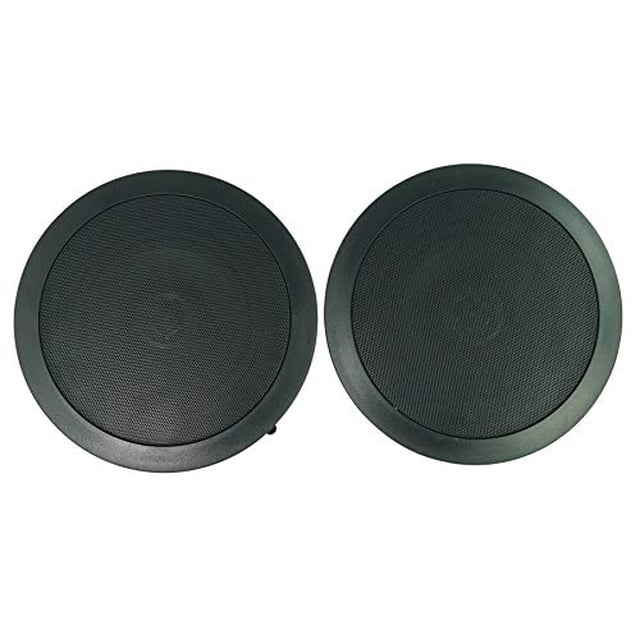 2 Altavoces de techo Rockville CC65T Negros 6.5" Comerciales 70v para Restaurante