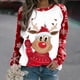 thumbnail image 2 of Suéter unisex de cuello redondo de gran oferta 2024, suéter con estampado 3D de estilo navideño, 2 of 5