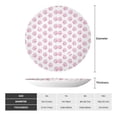 thumbnail image 2 of Balery Pink Paw Print Bone China Decorative Plate Ceramic Dinner Plates Art Crafts with Display Stand-10in, 2 of 6