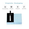 thumbnail image 7 of Cylinder Hollow Urn Necklace for Ashes Cremation Jewelry for Ashes Flower Keepsake Memorial Jewelry Hollow Vial Urn Pendant for Human Pet Ashes, 7 of 7