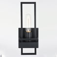 thumbnail image 5 of Matte Black Wall Sconce - Modern Farmhouse Lighting for Hallways & Bathrooms, 5 of 5