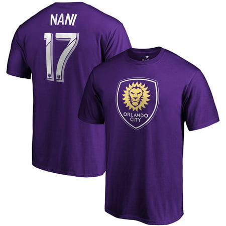 Nani Orlando City SC Fanatics Branded Name & Number T-Shirt -