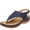 Dark Blue, variant on Womens Orthopedic Sandals Arch Support Summer Flat Sandals Lightweight Non Slip Slip on Work Shoes Comfort 2026 New Orthopedic Shoes
