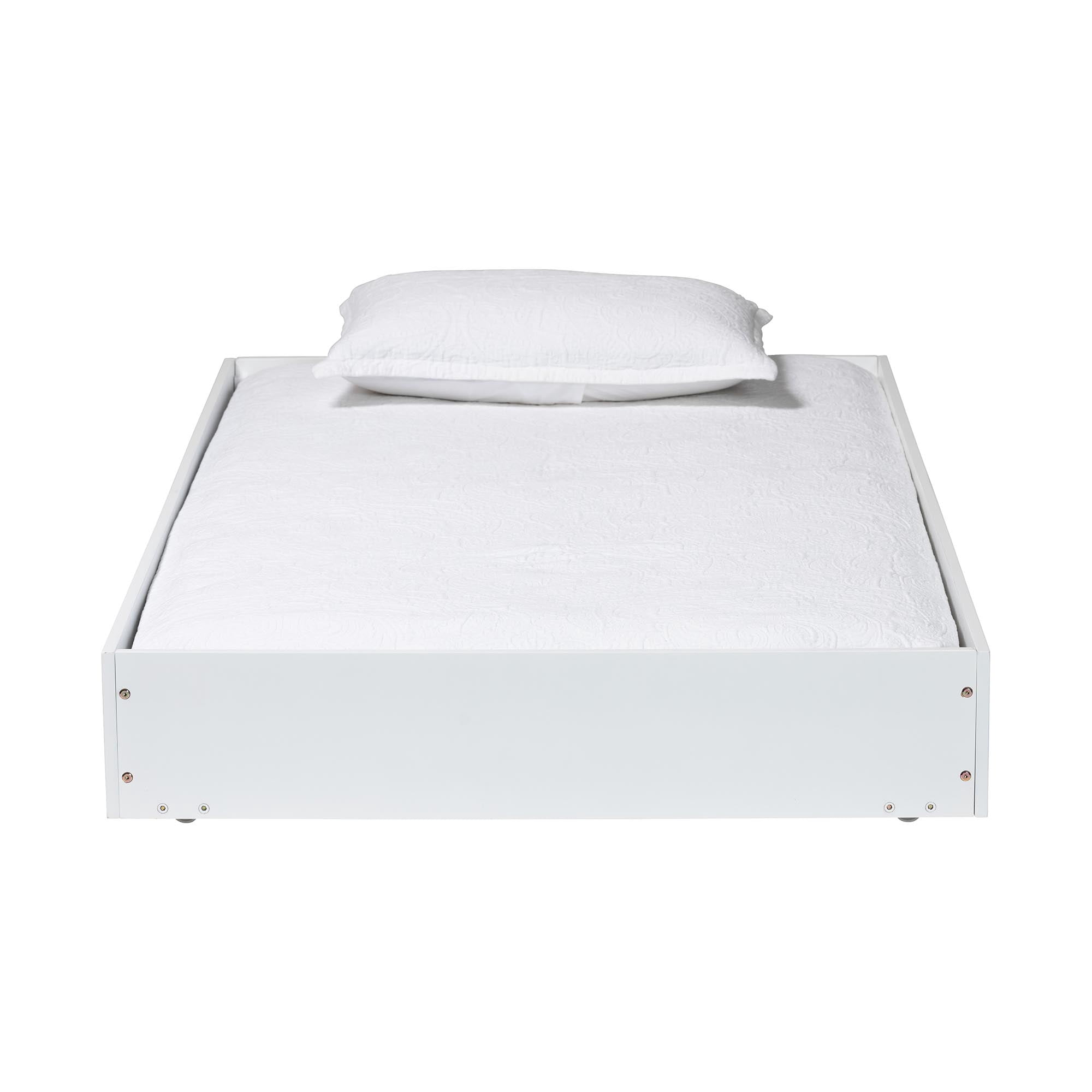 Baxton Studio Roni Modern Trundle, Twin, White
