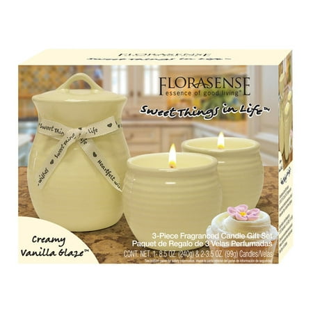 FloraSense 3pc Sweet Things Gift Set, Vanilla Glaze