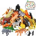 thumbnail image 4 of Maojin Toy Story Juguetes Juego de Juguetes de Animales de Granja de la Selva de 53 Piezas, Figuras de acción de Animales Salvajes realistas pequeños del Bosque, Aprendizaje de Animales, 4 of 6