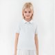 thumbnail image 4 of Odeerbi Chicos Niñas 2 Pack Camisas de Manga Corta Color Sólido Botón Casual Abajo Uniforme Escolar Tops Para 1-13 Años, 4 of 9