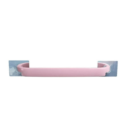 

Flash Sale Nayueo 1X Hanger + 2× Traceless Stickers Polyester Towel Towel Rack Hanger Wall Mounted Bathroom Self Adhesive Clothes Hanger Rack Pink