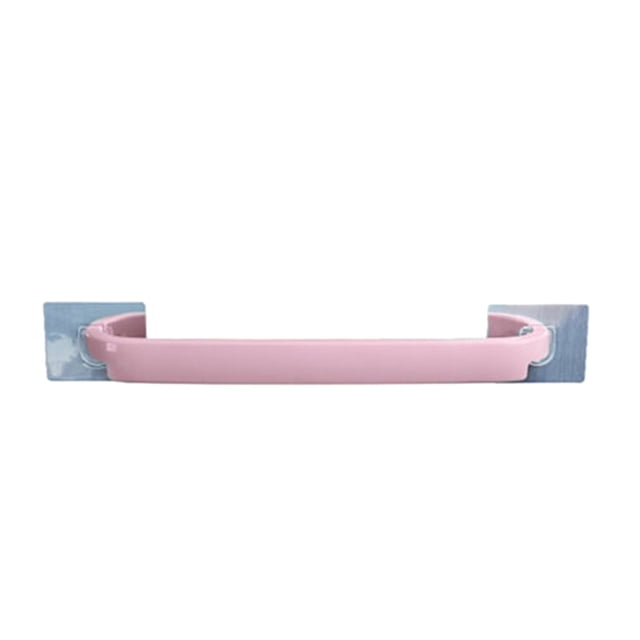 Wall Mounted Towel Holder Self Rail Rack Hanger Shelf For Bathroom Storage Organization