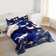 thumbnail image 3 of Homewish Red-Crowned Crane Queen Comforter Set,Exotic Style Bedding Sets,Japanese Ukiyoe Bedding Comforter Set For Men Women,Super Cozy Room Decor Reversible,3-Piece, 3 of 8