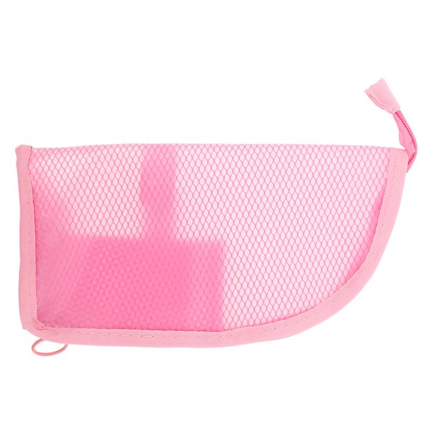 unbranded Estuche De Viaje Rosa Para Cepillo De Con Malla Y Almacenamiento Higiénico