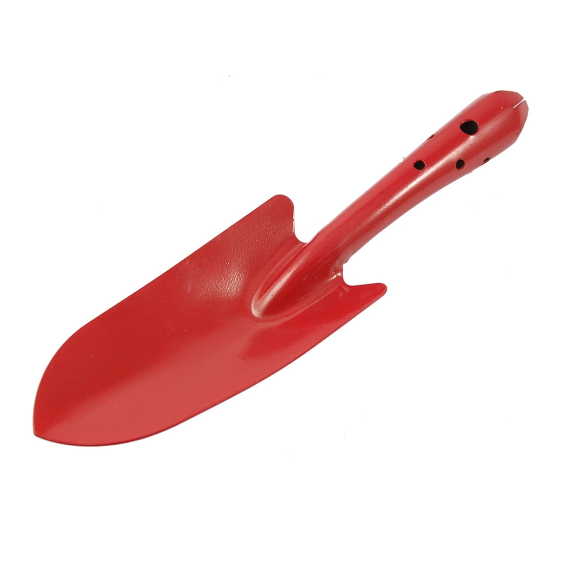 Red Sturdy Metal Garden Transplanting Hand Tool Trowel Shovel by