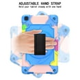 thumbnail image 3 of Dteck Shoulder Strap Case for Samsung Galaxy Tab A 8.0" SM-T290 T295 (2019 Released) 8-inch,Shockproof Armor Rubber Hybrid 3-Layer Protection Back Cover without Screen Protector,Blue+Rainbow, 3 of 6