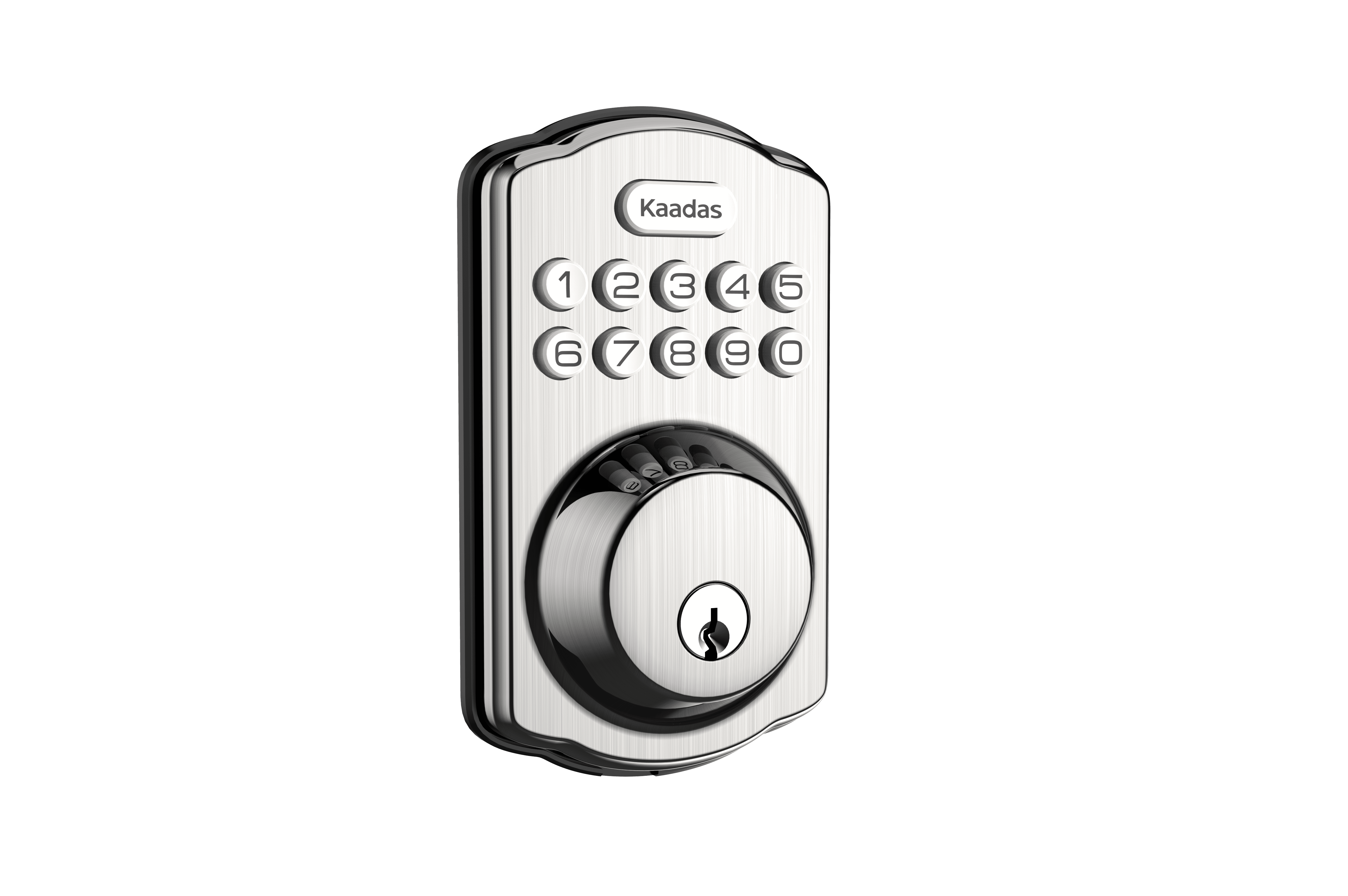 Kaadas Electronic Keypad Deadbolt Lock in Nickel