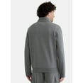 thumbnail image 3 of Athletic Works Men's Active Fleece Quarter Zip Sweatshirt, Size XS-5XL, 3 of 5