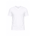 thumbnail image 3 of Cottmark Men’s V-Neck Classic Soft T-Shirt, White, Size 2XL, 3-Pack, 3 of 10