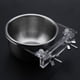 thumbnail image 5 of Alimentador de Agua de Aves, Comedero para Alimentos para Bowl Bowl Bowl Alimentador de Loros, Acero inoxidable Concesorios de Jaula para Paraca, 5 of 7