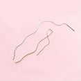 thumbnail image 5 of QQTDFG 925 Sterling Silver Simple Threader Earrings Thread Long Dangle Earrings A1621-Rose gold, 5 of 5