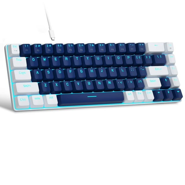 Teclado mecánico para juegos MageGee MK-Box 68 teclas Blue Switch