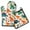 Cute Dinosaur Pattern-2, variant on Cute Dinosaur Pattern Kitchen Oven Mitt and Pot Holder Sets 2 Pcs for Baking, Cooking and Grilling, Heat Resistant Up To 392 °F