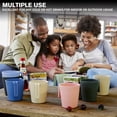 thumbnail image 6 of Greentainer 16 oz Coffee Mugs Set of 8, BPA-Free Reusable Plastic Drinking Cups with Handle, 6 of 10
