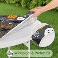 thumbnail image 5 of Halloween Ghost Pumpkin Pattern Round Fitted Tablecloth with Elastic Edge,Dining Table Cover Waterproof,Outdoor Round Tablecloth for Camping,Dining,Indoor and Outdoor, 5 of 7