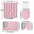 thumbnail image 2 of SIYTUAU Waterproof Shower Curtain Four Piece Set For Bathroom Dry And Wet Separation Non Slip Mat Set Stylish And Easy To Clean, 2 of 5