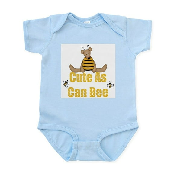 CafePress - Cute As Can Bee Infant Bodysuit - Baby Light Bodysuit, Size Newborn - 24 Months