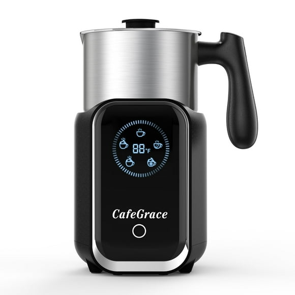 Espumador de leche y vaporizador CafeGrace 5 en 1, 600 ml