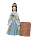 thumbnail image 4 of Portalápices de resina con forma de figura de belleza china, soporte para instrumentos de escritura y pinceles de maquillaje. Azul, 4 of 9