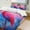 style, variant on Pink Flamingo Paradise Duvet Cover Set Themed Multicolor Polyester Bedding Set for Bedroom Decoration