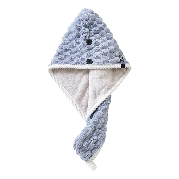 Serviette de Séchage pour Cheveux pour Femmes / Bonnet de Douche en Microfibre Turbie Torsadé / Turban pour Cheveux en Molleton Corail Absorbant / Enveloppe pour Cheveux à Séchage Rapide pour Cheveux Longs, Épais et Bouclés / Accessoire de Soins Capillaires pour la Salle de Bain à la Maison