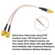 thumbnail image 5 of 4x Cable Coaxial de Antena WiFi SMA Hembra Una Tipo Y 2XSMA Macho Recto Divisor Combinador Extensión Cable RG316, 5 of 5