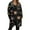 Black, variant on Jacket Women Longline Jackets Christmas Print Winter Cozy Lined Full Zip Outerwear for Cold Weather Coats for Women Black L
