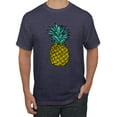 thumbnail image 1 of Wild Bobby, Trendy Tropical Pineapple, Fashion, Men Graphic Tee, Vintage Heather Navy, XX-Large, 1 of 4