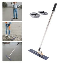 Modern Long Handle Concrete Trowel Cement Surface Smoothing Tool w/ Finishing Shoes For Construction Sites