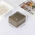thumbnail image 4 of Bamboohart Wooden Wedding Ring Earring Gift Box with LED Light  Small Velvet Lining Jewelry Ring Display Holder Case for Proposal Wedding Engagement (Style 3), 4 of 7