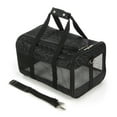 thumbnail image 5 of Sherpa Travel Original Deluxe Airline Approved Pet Carrier - Black Lattice Stitching, Large, 5 of 12