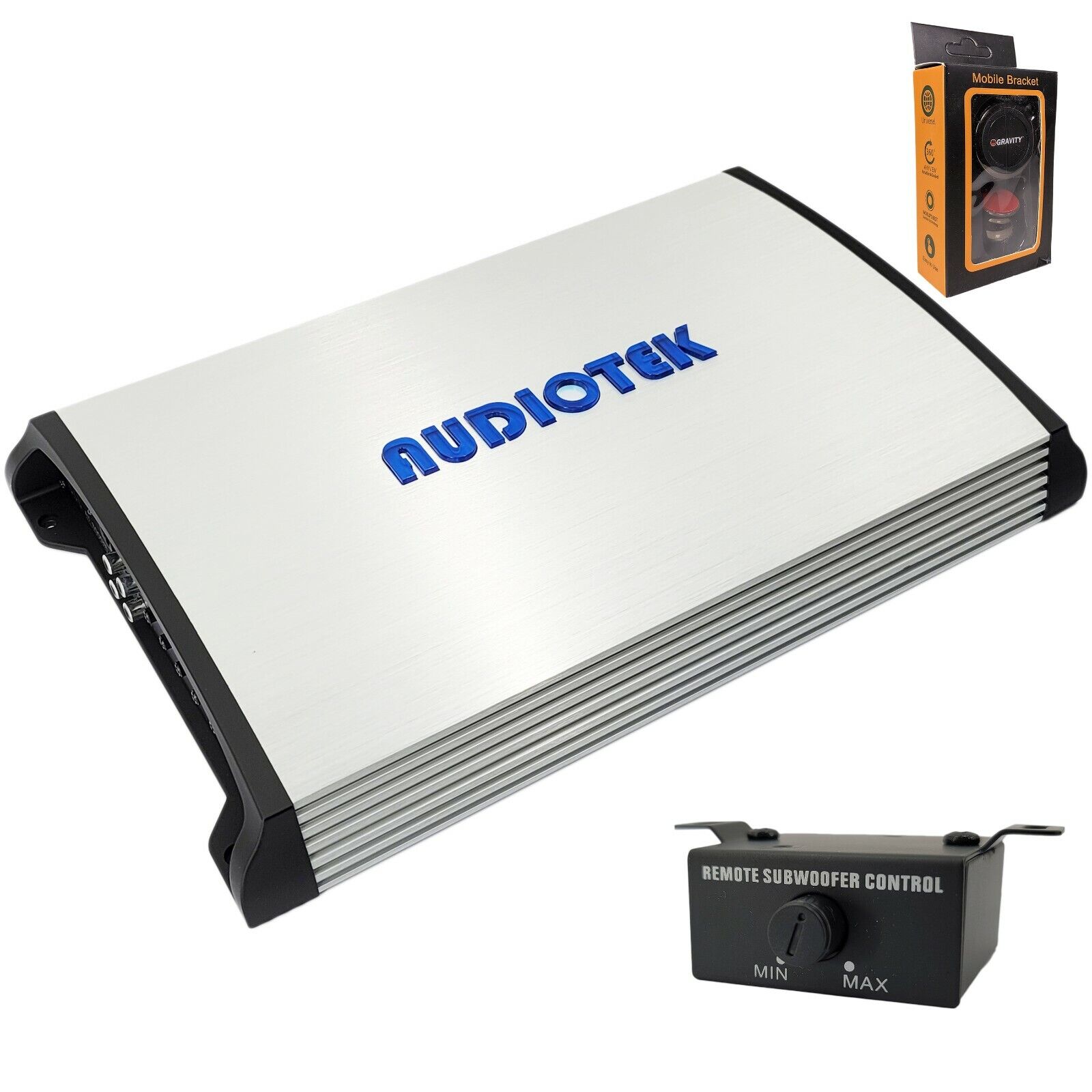 Audiotek 8000 Watts Monoblock Class D 1Ohm Amp Car Audio Bass