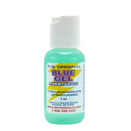 Lidocaine Blue Gel Tattoo Numbing Topical Anesthetic 1 oz fast
