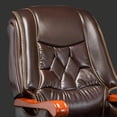 thumbnail image 4 of Arm Ergonomic Chair Living Room Lounge Rolling Accent Conference Office Chair Designer Leather Silla Escritorio Office Furniture My Lux Decor Round, 4 of 17