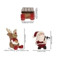 thumbnail image 5 of Lotatory 3pcs Christmas Micro Landscape Decors Resin Model Adornment Xmas Decorations, 5 of 10