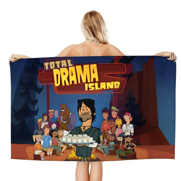 Isla del Drama Toalla de playa de secado rápido con diseño temático, regalo para mujeres y niñas, ideal para cumpleaños, fans, amantes de la música, uso en la playa o al aire libre, 78 × 160 cm