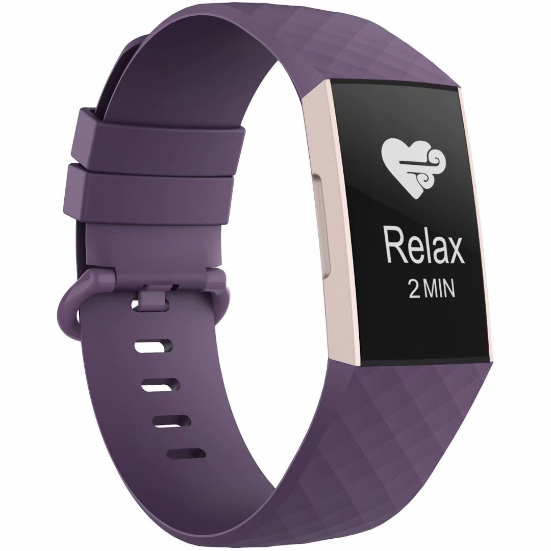 Recoppa Compatible with Fitbit Charge 3 Bands for Women Men Large Small