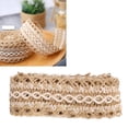 thumbnail image 3 of WEAVILUX Khaki Burlap Roll Craft Ribbon for Wedding, Party Decorations, Floral Arrangements, and Rustic Crafts, 3 of 8