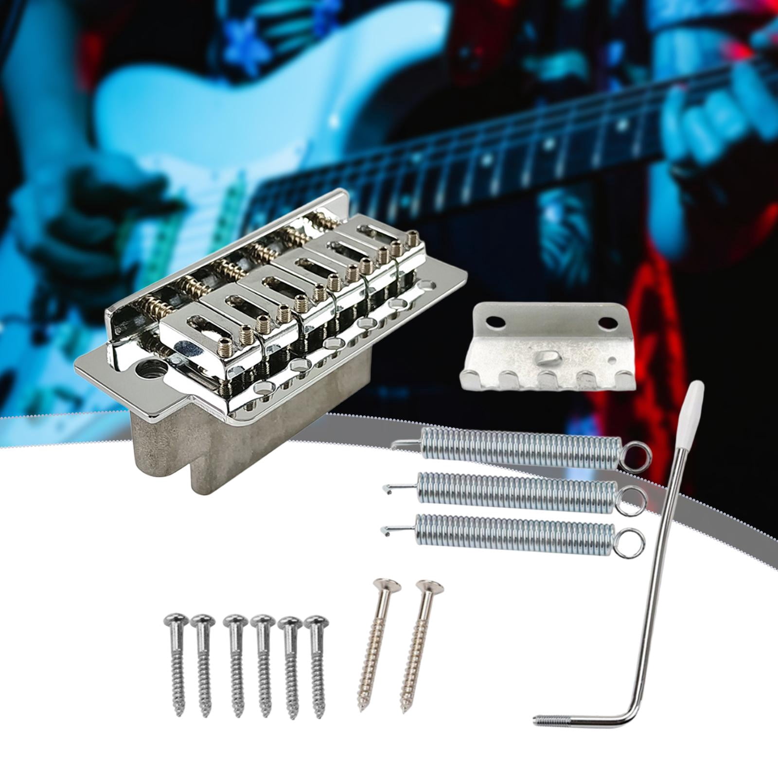 Single Rocking Bridge Tremolo System Spring Stabilizer Complete with Mounting Screws for Guitar Upgrades