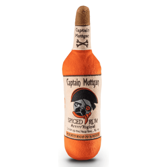 Dog Diggin Designs Libation Station Collection | Unique Squeaky Parody Plush Dog Toys – Shaken, Not Stirred