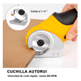 thumbnail image 4 of "Tijeras Eléctricas Inalámbricas Cortadora De Tela Para Coser Amarillo negro ", 4 of 5