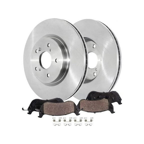 Front Brake Pad and Rotor Kit - Compatible with 2023 Honda HR-V