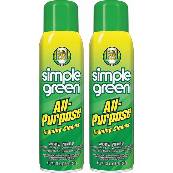 All-Purpose Foaming Aerosol Cleaner, All-Purpose Cleaning and Degreasing, 20 Oz (Pack of 2)
